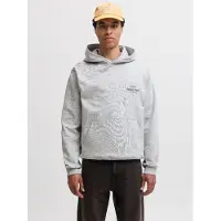 Jack & Jones Felpa Con Cappuccio Stampa Sul Retro