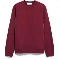 Armedangels Baaro Fleece Maglione Uomo (S, rosso)