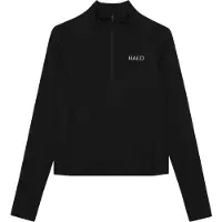 Halo Women's Training Half Zip Maglia funzionale Donna (M, nero)