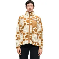 Columbia Women's West Bend Print Full Zip II Giacca in pile Donna (M, beige)
