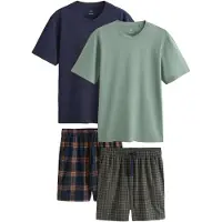 Next Pigiama corto navy / abete