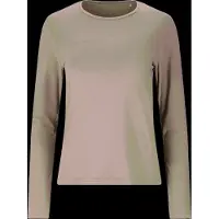 Athlecia Women's Lonny L/S Tee Maglia funzionale Donna (42, beige)