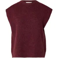 Selected Gilet A Maglia Donne Rosso M