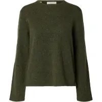 Selected Pullover A Maglia Donne Verde XL