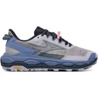 Mizuno - Scarpe trail - Wave Mujin 11 Ws Dapple Gray/Dark Slate/Vulcan per Donne - Taglia 5,5 UK - Blu navy
