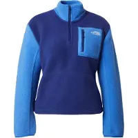 The North Face Women's Yumiori 1/4 Zip Pullover in pile Donna (L, blu)