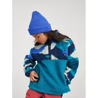 Reima Kid's Muhku Fleece Sweater Pullover in pile Bambini (122, blu)