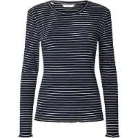 Selected Maglietta A Maniche Lunghe Donne Blu M