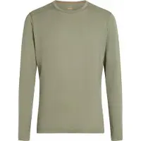 Icebreaker - Intimo in lana merino - M Merino 200 Oasis LS Crewe Lichen per Uomo - Taglia M - Kaki