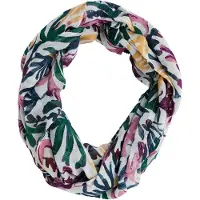 Seasalt Cornwall Scaldacollo 'Wilcove' giallo / verde scuro / rosa / offwhite