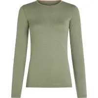 Icebreaker - Prima pelle in lana merino - W Merino 260 Oasis LS Crewe Lichen - Taglia M - Kaki