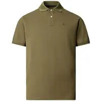 Hackett per uomo. HM5600234 Polo Slim Fit Logo verde oliva (L), Casual, Cotone, Manica corta