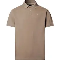 Hackett per uomo. HM5600234 Polo Slim Fit con logo beige (L), Casual, Cotone, Manica corta