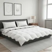 Syfax Set di piumoni in piume d’oca al 90% FULDA 3 pz 200 x 200 cm
