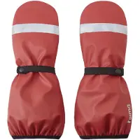 Reima Kid's Loska Rain Mittens Guanti Bambini (5, rosso)