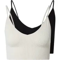 ONLY Reggiseno 'ONLVICKY' pesca / nero