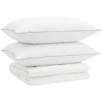Syfax Set di piumoni in piume d’oca al 90% FULDA 3 pz 135 x 220 cm