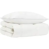 Syfax Set di piumoni in piume d’oca al 90% FULDA 2 pz 135 x 200 cm