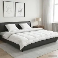 Syfax Set di copripiumino e cuscini, 3 pezzi, 220x260 cm, lana per tutte le stagioni
