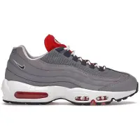 Nike Scarpa Bassa Uomo Air Max 95 Cement Grey/thunder Blue/chile Red