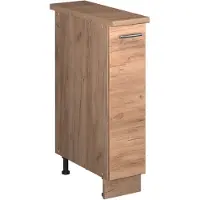 Vicco Armadio cucina dispensa alto Fame-Line Rovere dorato/Rovere dorato 20 cm, PL Rovere, Model 62124
