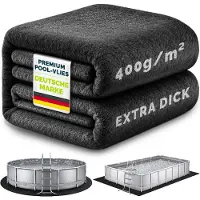 Tillvex tessera protettiva premium per piscine, forma rettangolare, 570x300 cm | Adatta per piscine fino a 540x270 cm