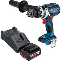 Bosch Avvitatore a percussione a batteria GSB 18V-110 C Professional 18 V 110 Nm Brushless + 1 batteria da 5,0 Ah + caricabatterie