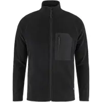 Fjällräven Kaipak Fleece Giacca in pile Uomo (XXL, nero)