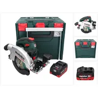 Metabo Sega circolare a batteria KS 18 LTX 66 BL 18 V 165 mm + 1x batteria da 8,0 Ah + metaBOX - senza caricabatterie