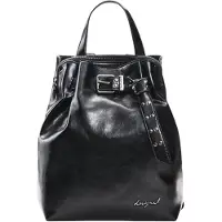 Desigual , Zainetto mini piccolo, Donna, Poliuretano, Nero, U