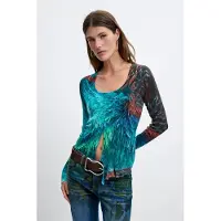 Desigual , Cardigan 2 in 1 M. C. Lacroix, Donna, Blu, L