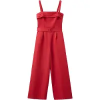 Mango Tuta jumpsuit rosso