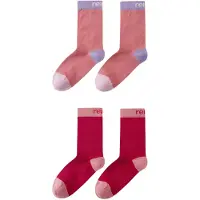 Reima Kid's Parit Socks Calze merino Bambini (34-37, fuchsia/rosso)