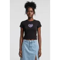 Vans Barbed Heart W Tee Black Taglia: S | Maglie Sportivi Outlet | Donna | Nero