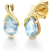 Diamant L'Eternel Orecchini 'Ohrringe aus 585 Gelbgold mit Topas' oro
