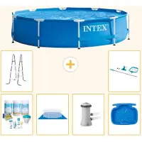 Intex Piscina autoportante rettangolare - 366x76 cm - 7 pezzi - Modello S21011