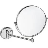 Bemeta Specchio cosmetico a doppia faccia, economico, diametro 200 mm, cromato
