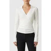 Guess Marciano By Ilary Wrap Ls Top Macadamia Taglia: XL | Maglie a manica lunga Outlet | Donna