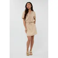 Esqualo Dress Tunic Embellished Sand Taglia: 36 | Abiti Mini Outlet | Donna | Marrone