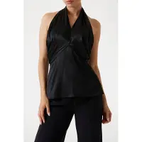 Guess Marciano GUESS Aretha Halter Knot T Jet Black A996 Taglia: 38 | Magliette intime Outlet | Donna | Nero