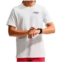 Nike Dri-Fit Tee Stride Print Pack Maglia da corsa Uomo (XXL, bianco)