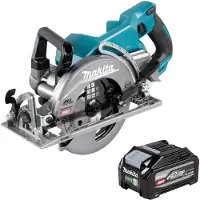 Makita Sega circolare a batteria RS 001 GU1 40 V max. 185 mm Brushless + 1 batteria da 4,0 Ah - senza caricabatterie
