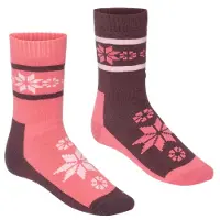 Kari Traa Women's Rusa Sock 2-Pack Calze invernali Donna (39-41, fuchsia)
