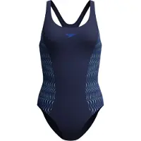 Speedo Women's Placement Muscleback Costume intero Donna (42, blu)