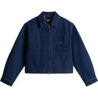 Vans - Giacca in tela di cotone - Emily Boxy Workwear Jacket Dark Rinse per Donne in Cotone - Taglia XS - Blu navy
