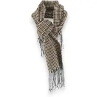 Bellerose per donna. BW262835 F2645F Sciarpa Milan quadri beige (OSFA), Casual, Lana