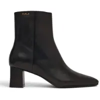 Furla per donna. YM37FSD-X30000 Stivaletti in pelle Solid Tronchetto nero (39), 3 a 5cm, Cerniera, Casual, Classico