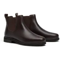 Timberland per uomo. TB0A42PGW011 Stivaletti Chelsea in pelle Stormbucks marrone scuro (40), Basso, Nessuno, Casual