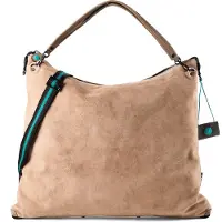 Gabs G16 Borsa a spalla Vera Pelle 52 cm beige