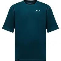 Salewa Eagle Peak T-Shirt S/S Maglia funzionale Uomo (46, blu)